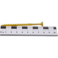 Шуруп конструкционный ЕВРОПАРТНЕР для дерева с фрезой, потай, ж/п Torx 25 5,0x80 + бита (60 шт.) B3 0042