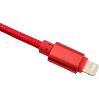 Кабель ENERGY ET-26 USB/Lightning, цвет - красный 104104