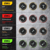 Набор комбинированных ключей с трещоткой DELI dl140106t трещотка, 50bv30, 72 зуба, чехол из ткани oxford, 6 шт. 104510