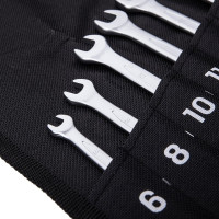 Набор комбинированных гаечных ключей DELI 6-24мм/12шт DL130012A Сталь 40Cr, чехол из ткани oxford 98321