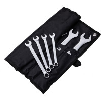 Набор комбинированных гаечных ключей DELI 6-24мм/12шт DL130012A Сталь 40Cr, чехол из ткани oxford 98321