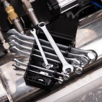 Набор комбинированных гаечных ключей DELI 6-19 мм/8 шт DL130008A (Сталь 40Cr, пластиковый кейс) 98316