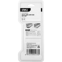Набор шестигранных ключей DELI 9шт Сталь Cr-V DL231209H 98336