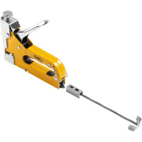 Строительный мебельный степлер DELI металлический с регулировкой + антистеплер DL238105 с набором скоб в кейсе (Тип «П» 4-14мм, «U» 10-12мм и «T» 10-14мм по 2000шт каждых) 98418