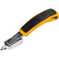 Строительный мебельный степлер DELI металлический с регулировкой + антистеплер DL238105 с набором скоб в кейсе (Тип «П» 4-14мм, «U» 10-12мм и «T» 10-14мм по 2000шт каждых) 98418