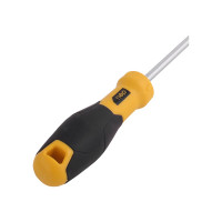 Шлицевая отвертка DELI SL6х200мм DL6362001 Cr-V, магнит, TPR+PP ручка 98356