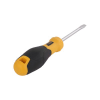 Шлицевая отвертка DELI SL6х100мм DL6361001 Cr-V, магнит, TPR+PP ручка 98353