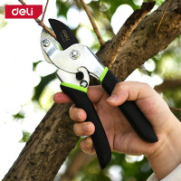Универсальный садовый секатор DELI DL580205 200 мм, сталь 55С, уплотнённая противоскользящая ручка 98487