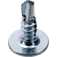 Саморез с прессшайбой Daxmer ПШС 4,2x13 цинк, усиленный, сверло, 800 шт 00-00468489