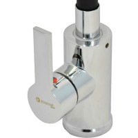 Смеситель для мойки Juguni с цветным изливом "Luxe" (черный) 0402.486