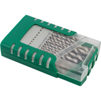 Набор сверел по металлу HSS 21 предмет, в пластиковом футляре Rockforce RF-924U21S(49384)