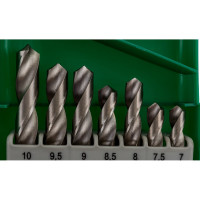 Набор сверел по металлу HSS 21 предмет, в пластиковом футляре Rockforce RF-924U21S(49384)