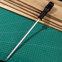 Крестовая отвертка со сквозным хвостовиком DELI ударная PH3x250 DL627010 Cr-V сталь, диаметр хвостовика 8мм 104553