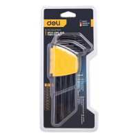 Набор шестигранных удлиненных ключей DELI torx dl234209h материал Cr-V, 9 шт. 104515