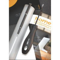 Шлицевая отвёртка DELI Home Series Black HT1106 SL6x150мм, Cr-V, Soft Touch рукоятка, подарочная упаковка 104605