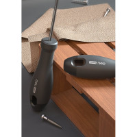 Крестовая отвертка DELI Home Series Black HT1203 PH0x75мм, Cr-V, Soft Touch рукоятка, подарочная упаковка, эксклюзивный дизайн 104606