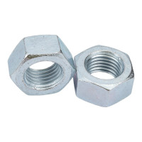 Гайка МЕТАЛЛСЕРВИС M30, DIN 934, цинк, 2 шт. 1239332