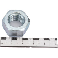 Гайка МЕТАЛЛСЕРВИС M30, DIN 934, цинк, 2 шт. 1239332