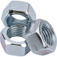 Гайка МЕТАЛЛСЕРВИС М22, DIN 934, цинк, 10 шт. 1238977