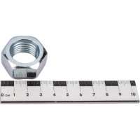 Гайка МЕТАЛЛСЕРВИС М22, DIN 934, цинк, 10 шт. 1238977