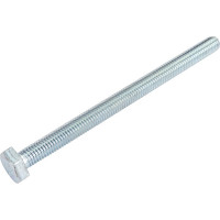 Болт МЕТАЛЛСЕРВИС М10x140, DIN 933, с полной резьбой, цинк, 10 шт. 1239324