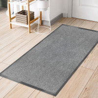 Влаговпитывающий коврик Бацькина баня Tuff 80x120 см, серый 92231