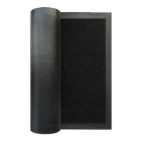 Влаговпитывающий коврик Бацькина баня Tuff 80x120 см, черный 92232