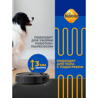 Влаговпитывающий коврик Бацькина баня Tuff 80x120 см, черный 92232