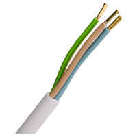 Сетевой шнур Мастер Тока ПВСбм 3x1 белый, 10А, с заземлением, 3м, угловая вилка СШ0027