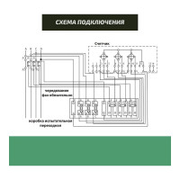 Переходная испытательная коробка TDM ИКП (аналог ИК, ИКК, сталь) SQ0836-0003