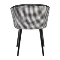 Стул BRADEX paola черный с жаккардом RF 0262