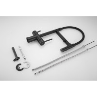 Смеситель для кухни ROSE с подключением к фильтру питьевой воды, черный R958H