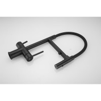 Смеситель для кухни ROSE с подключением к фильтру питьевой воды, черный R958H