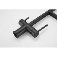 Смеситель для кухни ROSE с подключением к фильтру питьевой воды, черный R958H