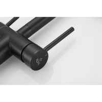 Смеситель для кухни ROSE с подключением к фильтру питьевой воды, черный R958H