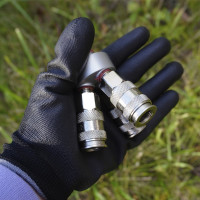 Разветвитель пневматический V-образный тройной (1/4"; рапид EURO) WIEDERKRAFT WDK-83MY