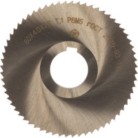 Фреза отрезная ООО "ТМТ ГРУПП" 80х4 х22 т.1 92216