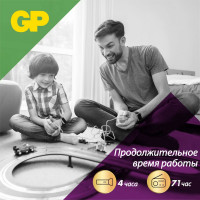 Батарейки GP ААА мизинчиковые алкалиновые Extra Alkaline, набор 6 шт (24AXA21-BC6) 15783875