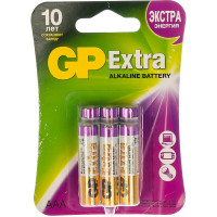 Батарейки GP ААА мизинчиковые алкалиновые Extra Alkaline, набор 6 шт (24AXA21-BC6) 15783875