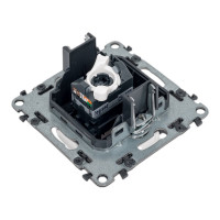 Информационная розетка одиночная Legrand Valena ALLURE. RJ45 Кат.5е UTP.С лицевой панелью.Белая 753740