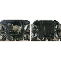ЗК+КПП Lada Largus 2012-/Xray 2016-/Nissan Almera 2013-, st 2mm АвтоБроня 111.06027.1