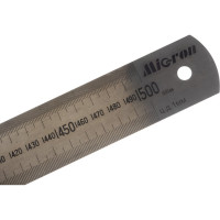 Измерительная металлическая линейка 1500х38х1.5 Micron МИ 123065