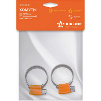 Червячные усиленные хомуты Airline 20-32/11,7 мм, W1 оцинк., комплект 2 шт. AHC-SK-10