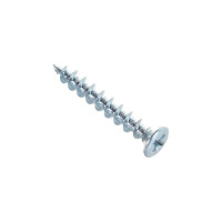 Оконный саморез Метизный двор 4,0x30 острый, белый, 25 шт. 4690441018472