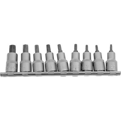 Набор головок TORX Т20-Т60, DR1/2", 9 шт. на планке АвтоDело 39835 13339