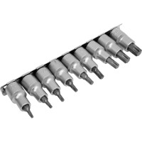 Набор головок TORX Т20-Т60, DR1/2", 9 шт. на планке АвтоDело 39835 13339