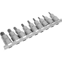 Набор головок TORX Т20-Т60, DR1/2", 9 шт. на планке АвтоDело 39835 13339