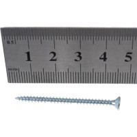 Потайной универсальный шуруп Метизный двор 3,0x45, белый, 22 шт. 4690441018892