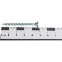 Потайной универсальный шуруп Метизный двор 4,5x50, оцинкованный, 250 шт. 4690441022417