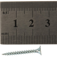 Потайной универсальный шуруп Метизный двор 3,0x25, оцинкованный, 1000 шт. 4690441021366